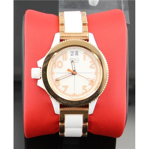 Fusion Rose-Ion Plated Interchangeable Strap Watch 07101403