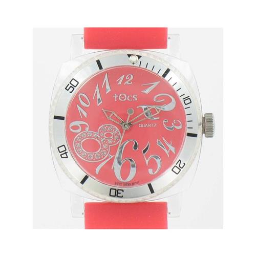 Analog Round Sporty-Diver Super 8 Red Watch 40007 WW02301N