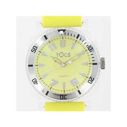 Analog Round Sporty-Diver Stick Dial Yellow Watch WW02315N