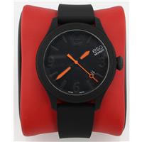 ONE Black Stainless Steel Watch with Silicone Band 07301436