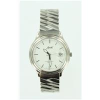 Men's White Dial Twist-O-Flex Quartz WW00579N